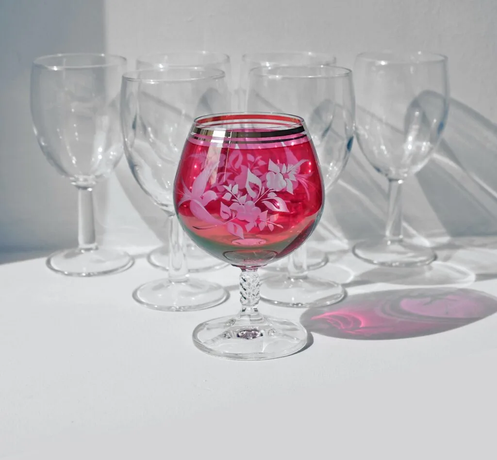 Verre ancien unique