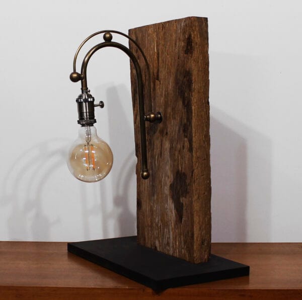 N°30 - Lampe sur bois vieilli – Image 7