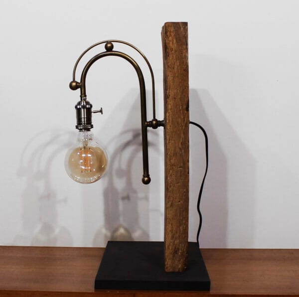 N°30 - Lampe sur bois vieilli – Image 6
