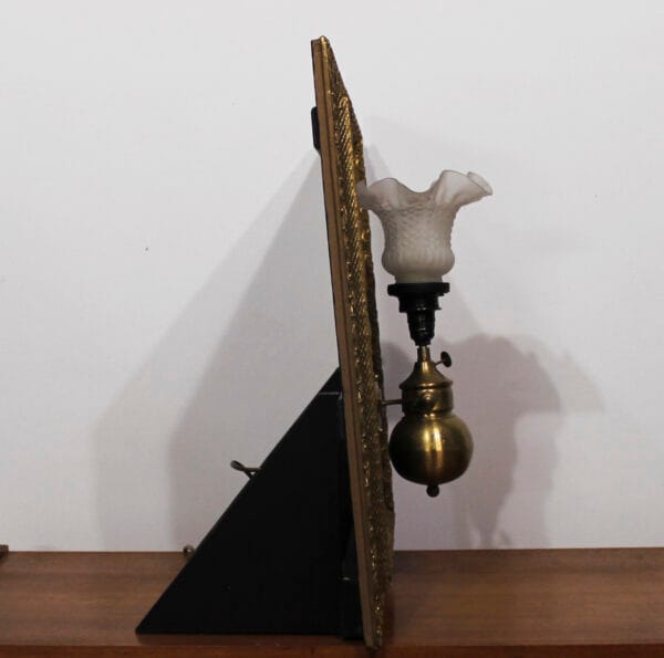 N°40 - Lampe artisanale dans cadre doré – Image 2